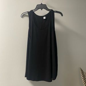 Old Navy Black Luxe Tank Top - Large